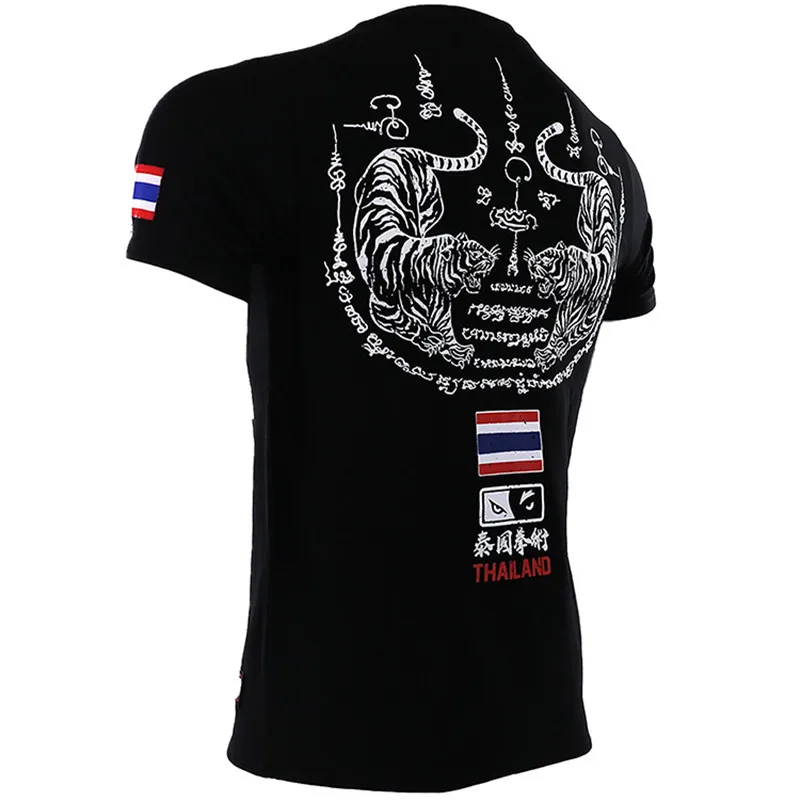 VSZAP tiger Boxing MMA футболка для спортзала футболки многофункциональные боевые