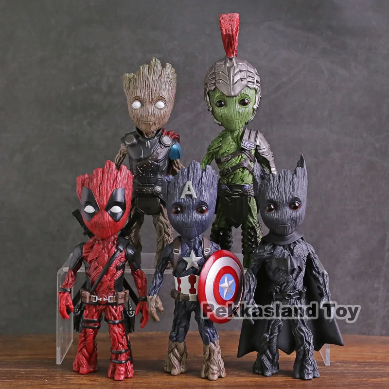 HT Guardians of the Galaxy Baby Groot cos deadpool 1:1 Guardians of the Galaxy 2