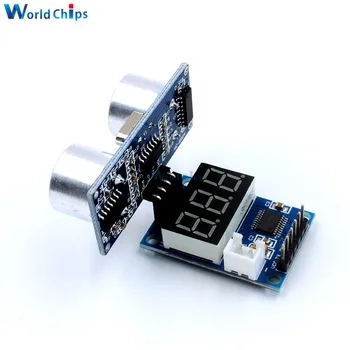 

HC-SR04 SR04 Ultrasonic Module Distance Measuring Transducer Sensor Detector Ranging Module with Digital Display Control Board