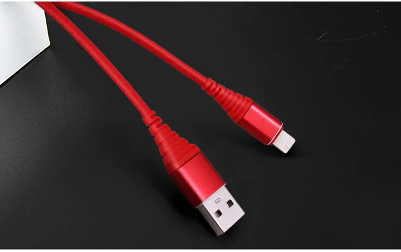 NOHON TPE Lighting Fast Charging Cable 8 Pin Phone For iPhone X 8 7 6s 5s Plus 1M Durable Data Cable For iPad Mini IOS 8 9 10 11 (13)