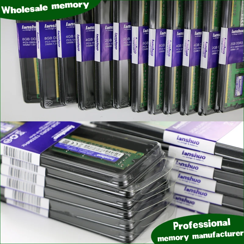 Lanshuo новинка 2 Гб DDR3 PC3 10600 1333 МГц 2G для настольных ПК Память DIMM ram 240 контактов