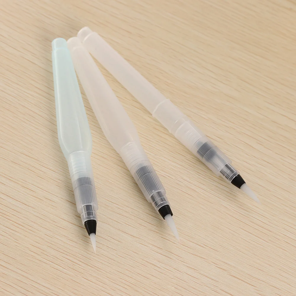 

1 Pc Plastic Refillable Pilot Water Brush Ink Pen for Calligraphy Watercolor Drawing Painting Pen Brush Pen Sugarcraft Wedding
