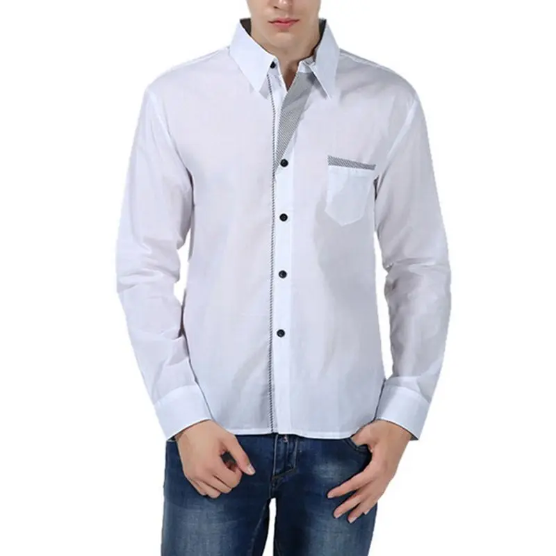 LAAMEI модный бренд Camisa Masculina рубашка с длинным рукавом мужская Корейская приталенная дизайнерская официальная повседневная мужская рубашка размера плюс