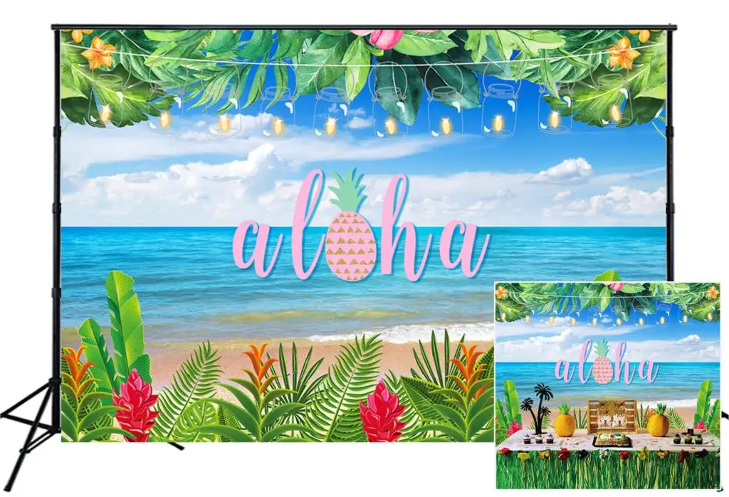 Hawaii Themed Party Wall Decorations Hawaii Party Backdrop Luau