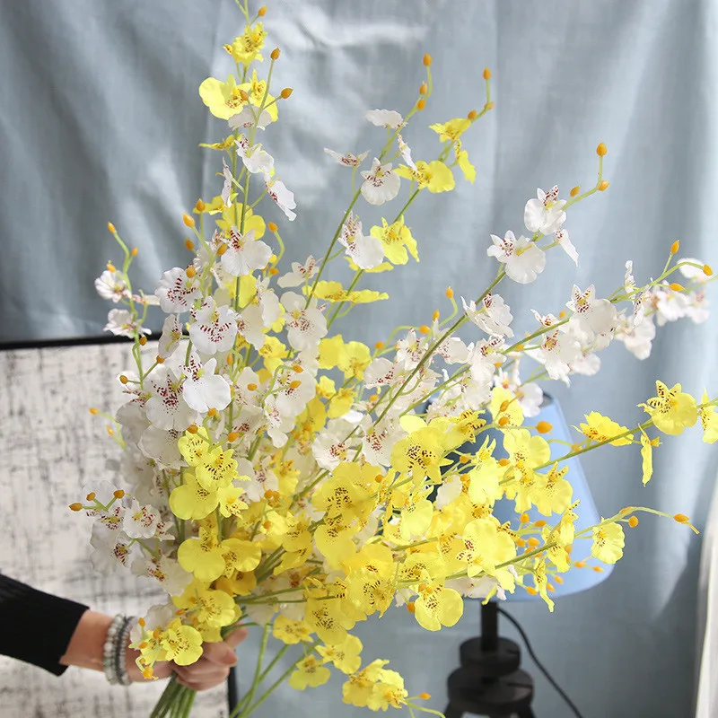 

Butterfly Orchid Artificial Flowers florals Home Party Wedding Decoration Marriage Home Decor