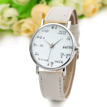 

2018 new symbol dial leather strap casual fashion exquisite precision high-end simple women's quartz watch