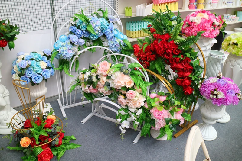 JAROWN Artificial 3 Heads Peony Flowers Branch Simulation Silk Fake Rose Flower For Wedding Decorations Home Party Decor Floers 1) (1)