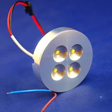 Высокое качество CREE 12 Вт 4x3 W Светодиодный точечный прожектор светодиодный офисный светильник 1200lm белый/теплый белый/холодный белый AC85-265V/DC12V 10 шт