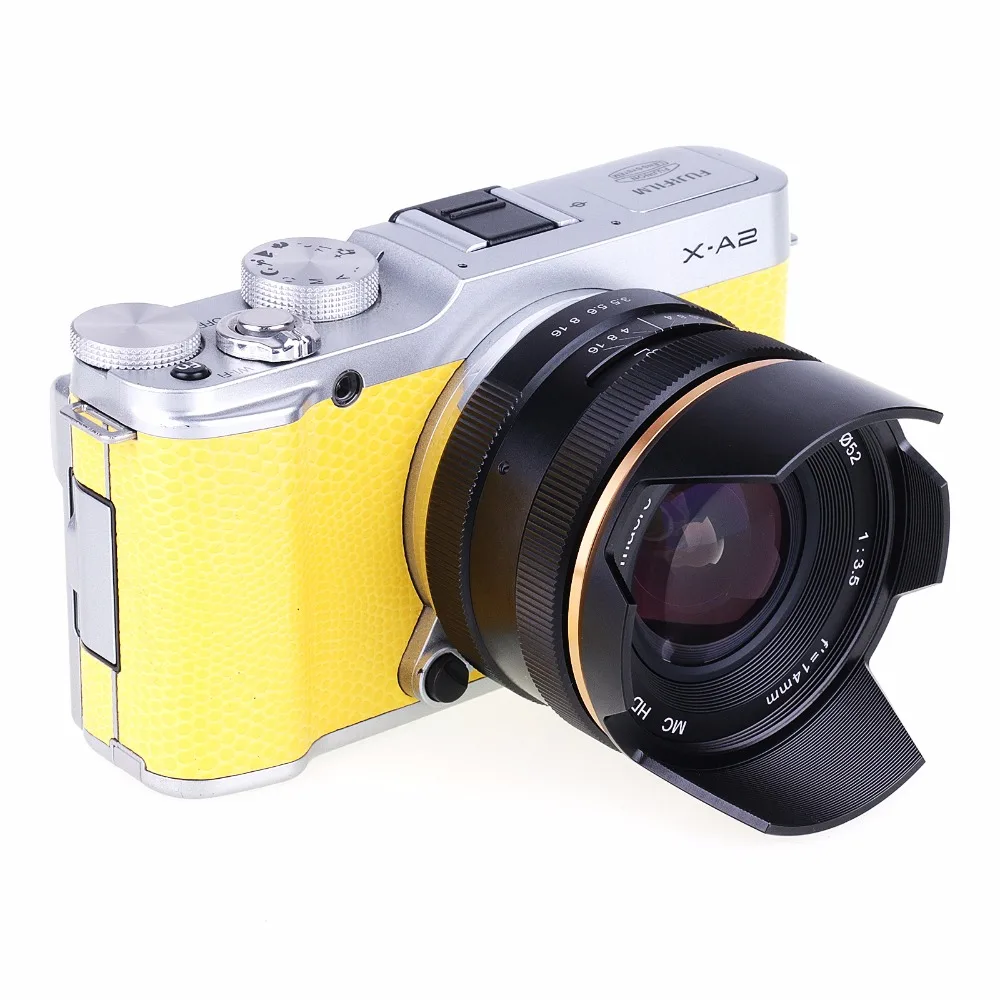 Kaxinda 14 мм F3.5 APS C объектив ручной фокусировки для камеры Canon EF M EOS M2 M3|Объективы