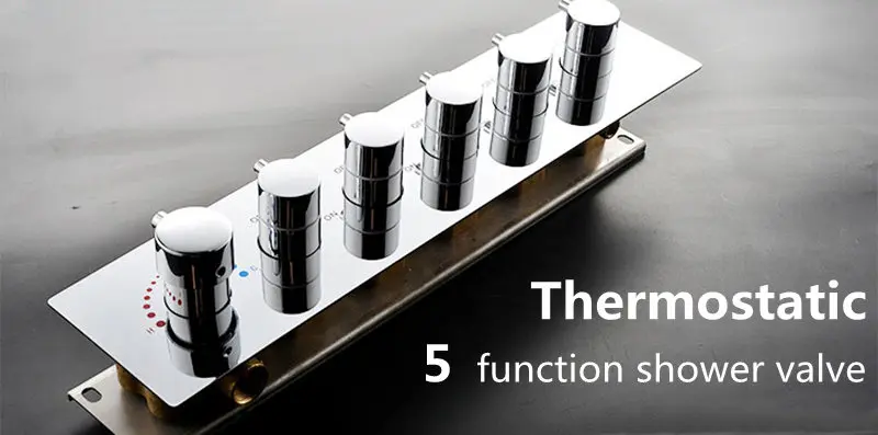 Thermostaitc shower valve mixer