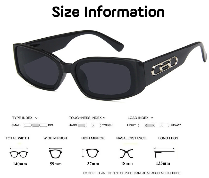 2019 New Ins Popular CEO Rectangle Sunglasses Women Brand Designer Ulzzang Candy Colors Clear Red Blue Sun Glasses Men