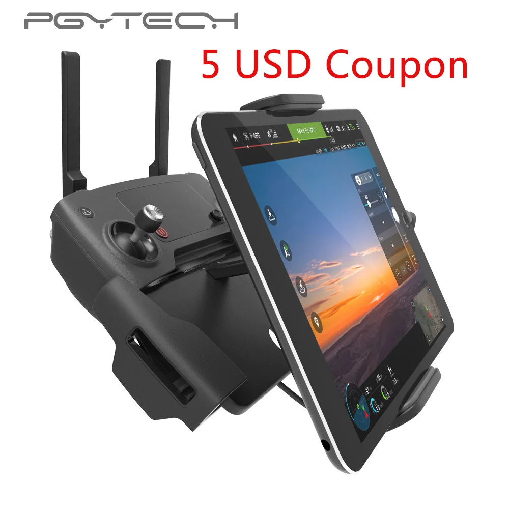PGYTECH DJI Mavic 2 Air Pro Zoom Spark remote control Accessories 7-10 Pad Mobile Phone Holder Flat Bracket tablte stander