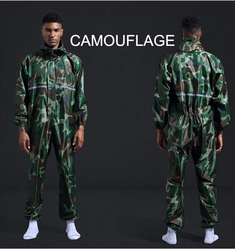 Waterproof Overalls Hooded Rain Coveralls Work Clothing Dust-proof Paint Spray Unisex Raincoat Workwear Safety Suits S-XXXL (9)