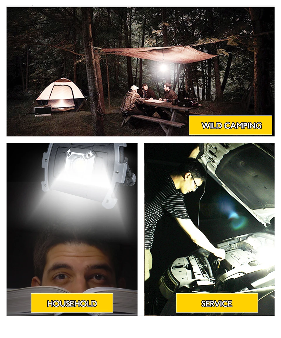 Rechargeable Led Worklight Portable COB Led Work Light  (2)