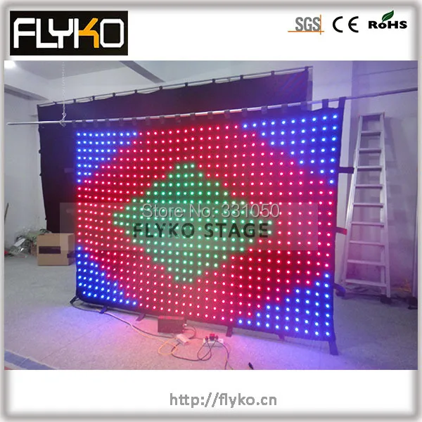 P9 2x3m led 스크린 크리스마스 장식, 무료 배송