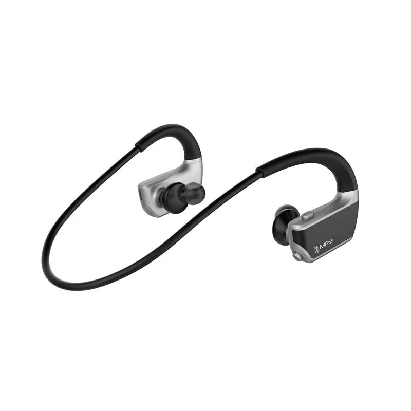 J2 Bluetooth 4,2 наушники стерео Hifi гарнитура 8 Гб MP3 плеер беспроводные наушники спортивные Bluetooth наушники HD микрофон для sony/Xiaomi - Цвет: J2 Silver