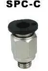 

SPC6-02C 1/4''SNS miniature pneumatic components quick connector solenoid valve filter through joint