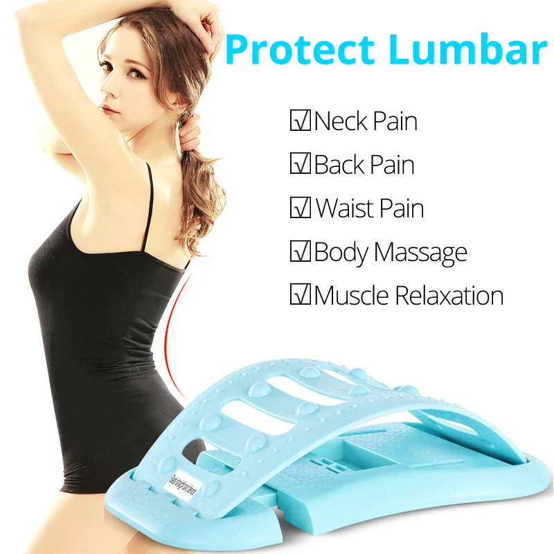 Mini Acupuncture Chiropractic Lumbar Relax Spine Pain Relief Back Spine Waist Support Neck Relax Cervical Lumbar Traction