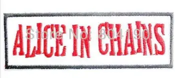 

ALICE IN CHAINS Music Band LOGO Embroidered NEW IRON ON and SEW ON Patch Heavy Metal Custom design patch available