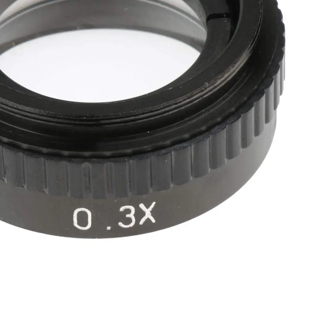 

0.3X Auxiliary Barlow Objective Lens with 42mm Mount Thread for 0745 Video Microscope CCD Cameras