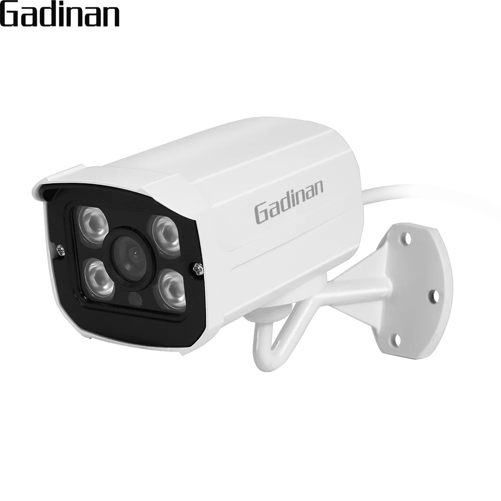 GADINAN H.265 1080P HI3516CV300 2.0MP 4pcs Array Leds IP Camera ONVIF Waterproof Outdoor IR CUT Night Vision P2P Plug and Play camera : image GADINAN H.265 1080P HI3516CV300 2.0MP 4pcs Array Leds IP Camera ONVIF Waterproof Outdoor IR CUT Night Vision P2P Plug and Play camera