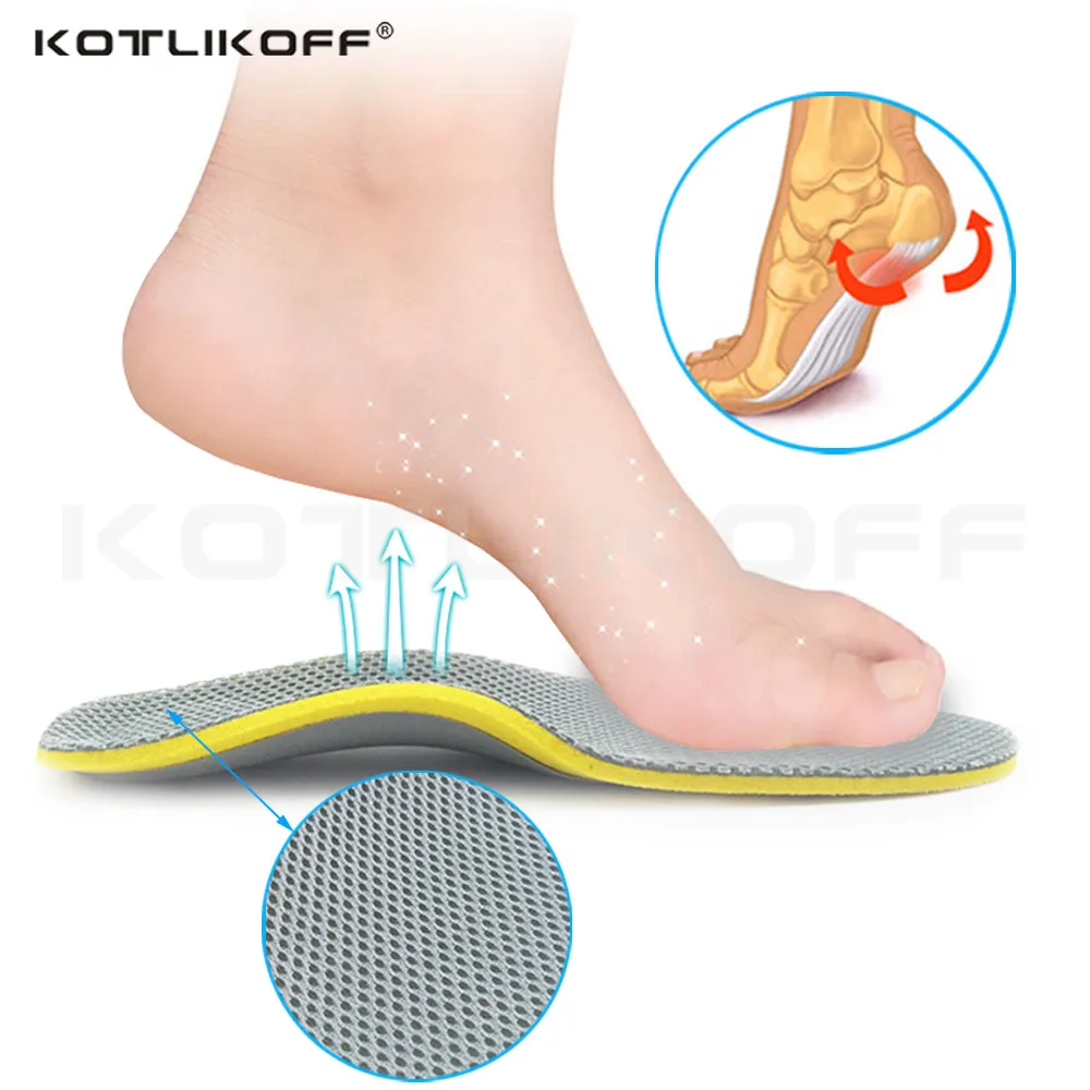 

3D premium women men comfortable shoes Flat Foot s Orthotic Arch orthotic insoles inserts high arch support pad Care Insoles