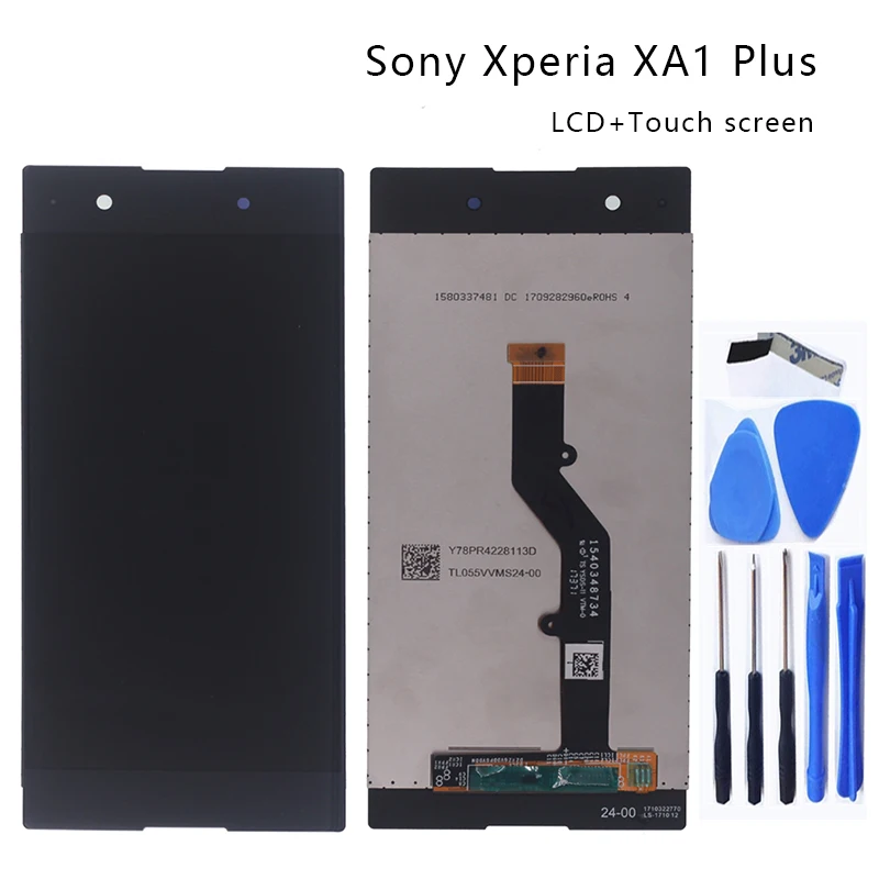 

5.5" Original for Sony Xperia XA1 Plus G3426 G3421 G3412 G3416G LCD Digital Converter with Frame Touch Monitor LCD + Free Tools