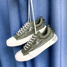 Женская обувь на плоской подошве размера плюс 22,5-26,5 см; парусиновая обувь из искусственной кожи с вышитыми буквами; Вулканизированная обувь для молодых девушек; парные модели; обувь для мальчиков