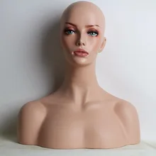 Женский манекен из стеклопластика манекен голова бюст для парик ювелирные изделия и шляпа дисплей