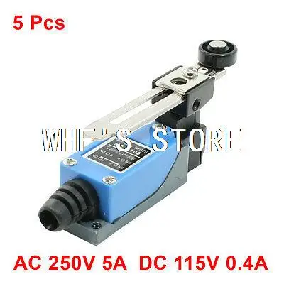 

5 Pcs Momentary Rotatable Roller Lever Arm Limit Switch for CNC Mill Plasma