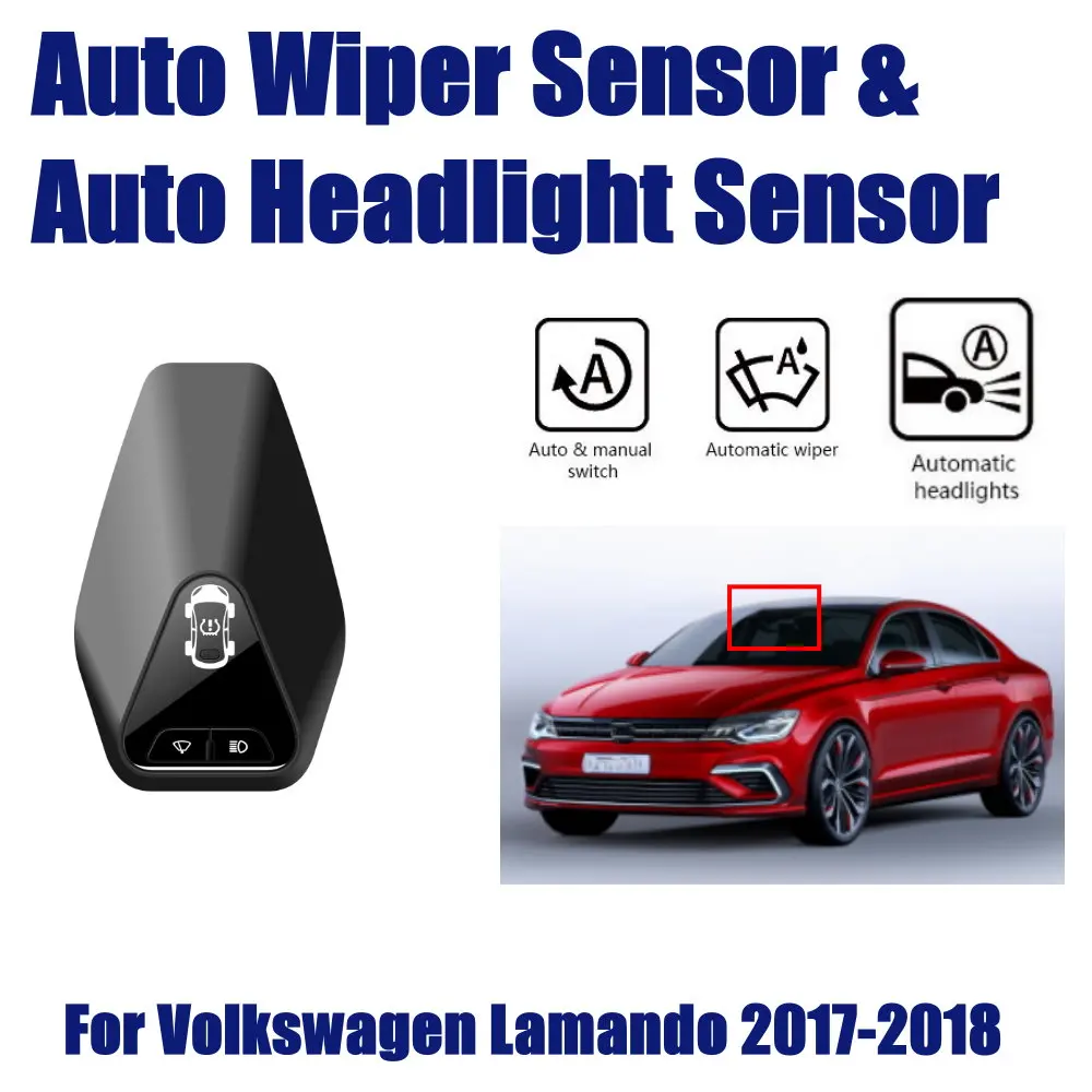 

For Volkswagen VW Lamando 2016-2018 Car Rain Wiper Headlight Sensor TPMS Auto Driving Smart Wipers Spotlight Sensors Assistant