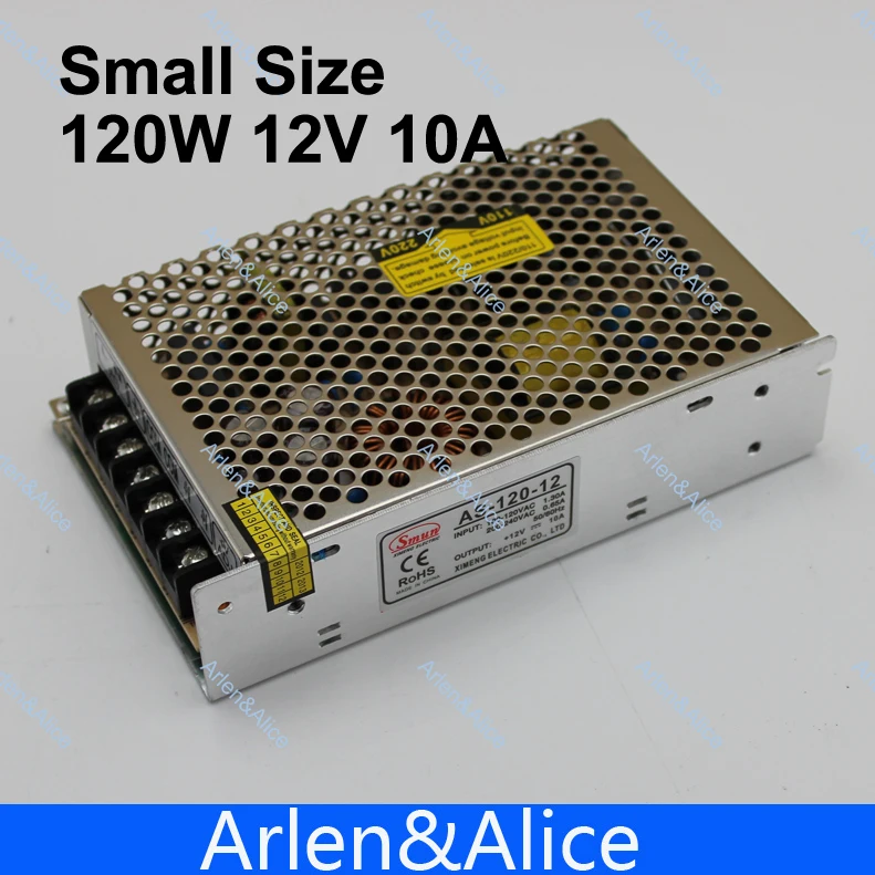 Импульсный источник питания для светодиодных лент 120 Вт 12 В 10 А|power supply module|power