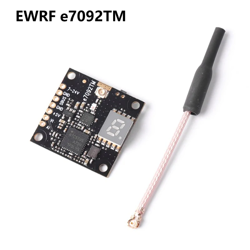 

EWRF e7092TM 5.8G 48CH 25mW / 100mW / 200mW/OFF Power Adjustable AIO VTX FPV Transmitter Support For SBUS RC Models Drone