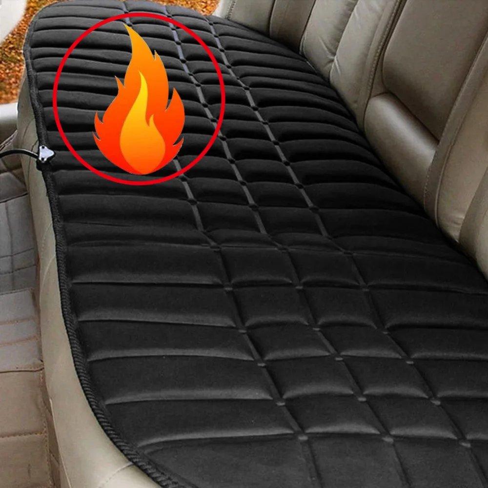 

12V Heated Car Seat Cushion Cover Seat Heater Warmer Cushion Auto Heating Heated Seat Cushion Pad Winter Thermostat Heater