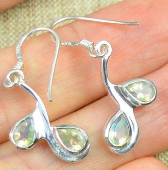 

Lovegem Genuine Ethiopia Opal Earrings 925 Sterling Silver, 33 mm, AE0186