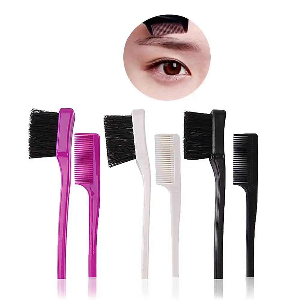 

Romatpretty 2 in 1 Dual Use Eyebrow Comb Eyelashes Extension Applicator Brush Professional Cosmetics Beauty Make Up Hair Combs
