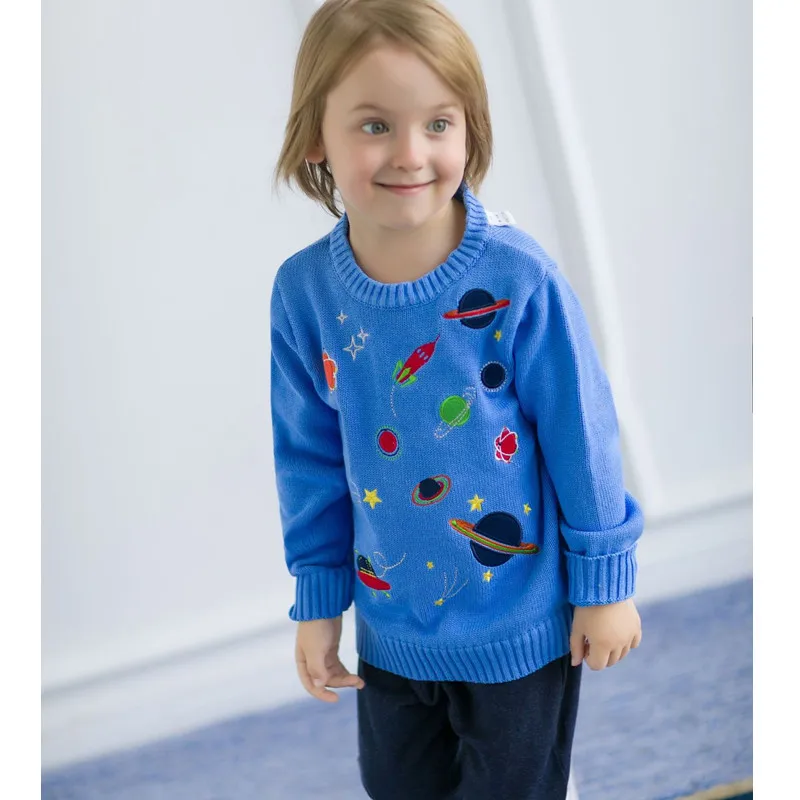 

Toddler Infant Baby Boys Clothes O-Neck Boy Sweater Long Sleeves Warm Shirt Top Overalls Children's Winter Sweaters