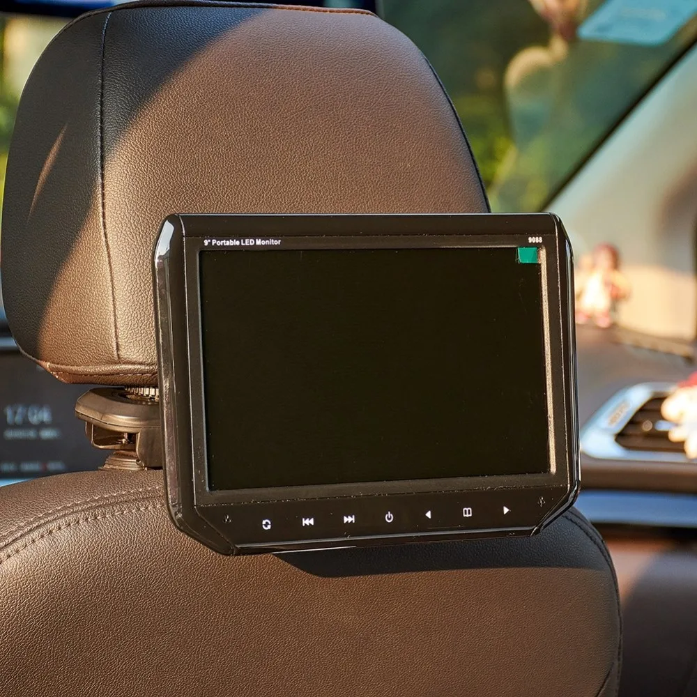 Автомобильный монитор 9 "экран подголовник монитор автомобиля Подушка ЖК-монитор автомобиля мониторы заднего вида с MP5 плеером