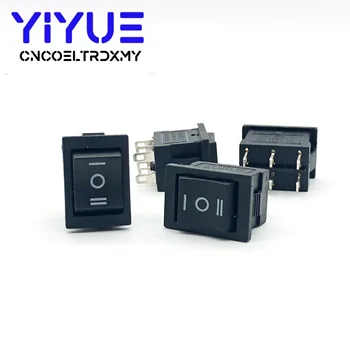 

5pcs/lot KCD1 black three position toggle micro switches 6A/250VAC 10A/125VAC (ON / off / on) 6Pin rocker switch