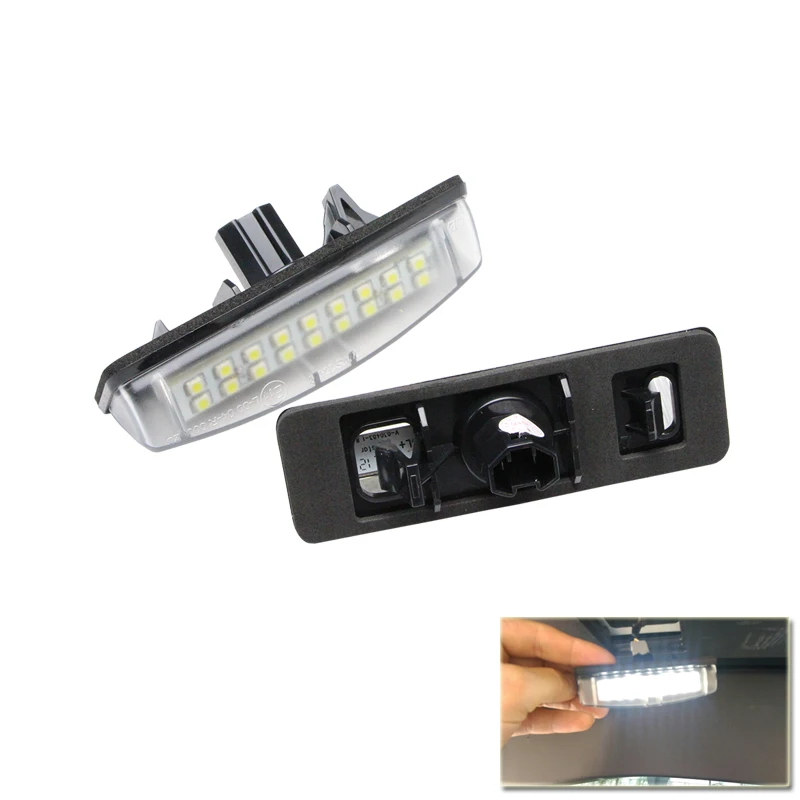 

White Led Number License Plate Lights For Lexus IS200/IS300/GS300/GS430/ES300/RS300/RX300 For Mitsubishi Grandis For Toyota