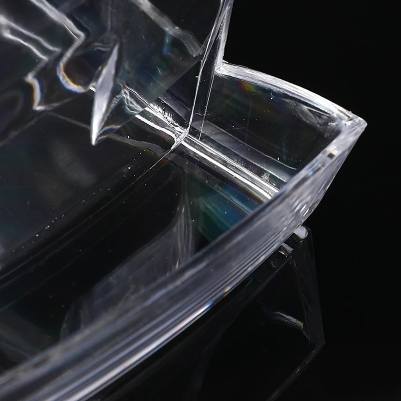 Transparent Acrylic Cotton Swab Sticks Holder Storage Box Makeup Organizer Case Portable Cotton Pads Container