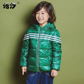 

girls clothes kids Winter thin style white duck down warm jacket baby boys tops fashion cute autumn outwear 2-9 Y baby coat