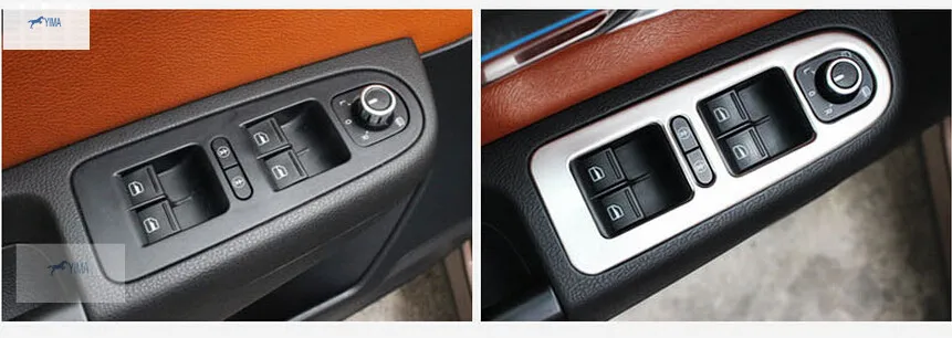 Аксессуары из нержавеющей стали аксессуары для VW Volkswagen Sharan 2012 2016 внутренняя