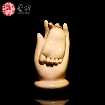 

Poplar Wood Carving (Hand-foot Connection) Ornaments