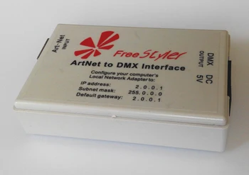 

ArtNet to DMX Interface / Controller / Converter,no need to install driver. Perfect for FreeStyler. Art-Net node,art-net gateway