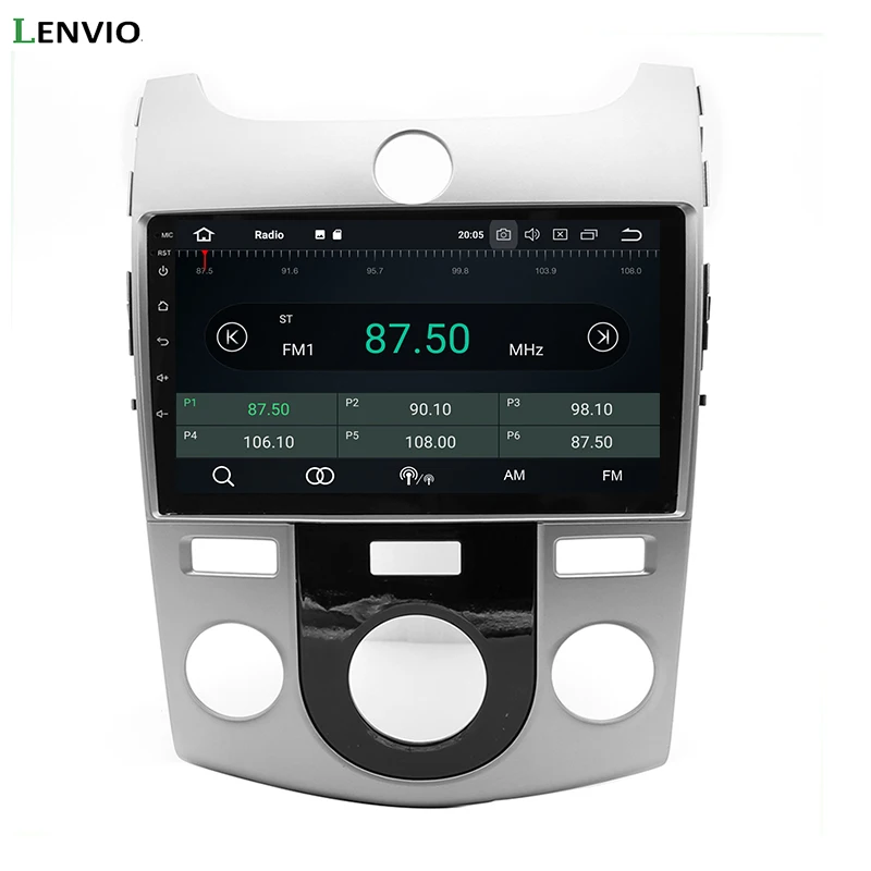 Discount Lenvio RAM 4G+32G Octa Core Android 8.0 CAR DVD GPS Navigation Player For KIA Cerato Forte 2008 2009 2010 2011 2012 Radio BT IPS 3