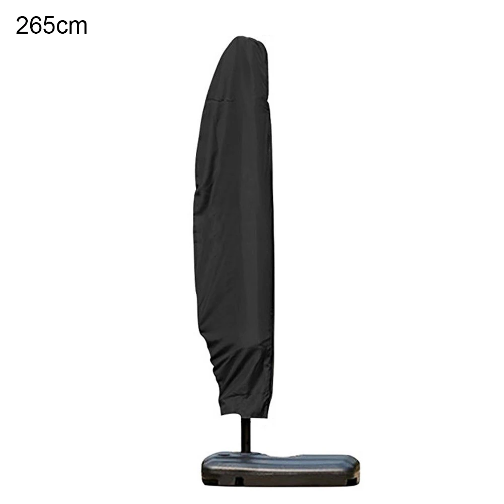 Зонтик банановый зонтик крышка водонепроницаемый консольный Щит Прочный для наружного сада патио DX88 - Цвет: Темно-серый