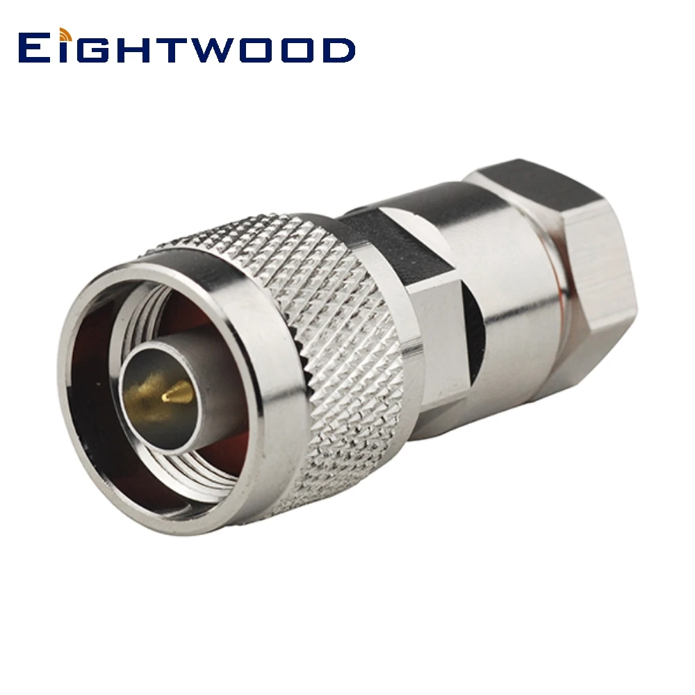 Eightwood 5 шт N Зажим гнездовой RF коаксиальный разъем для гофрированной меди 1/2