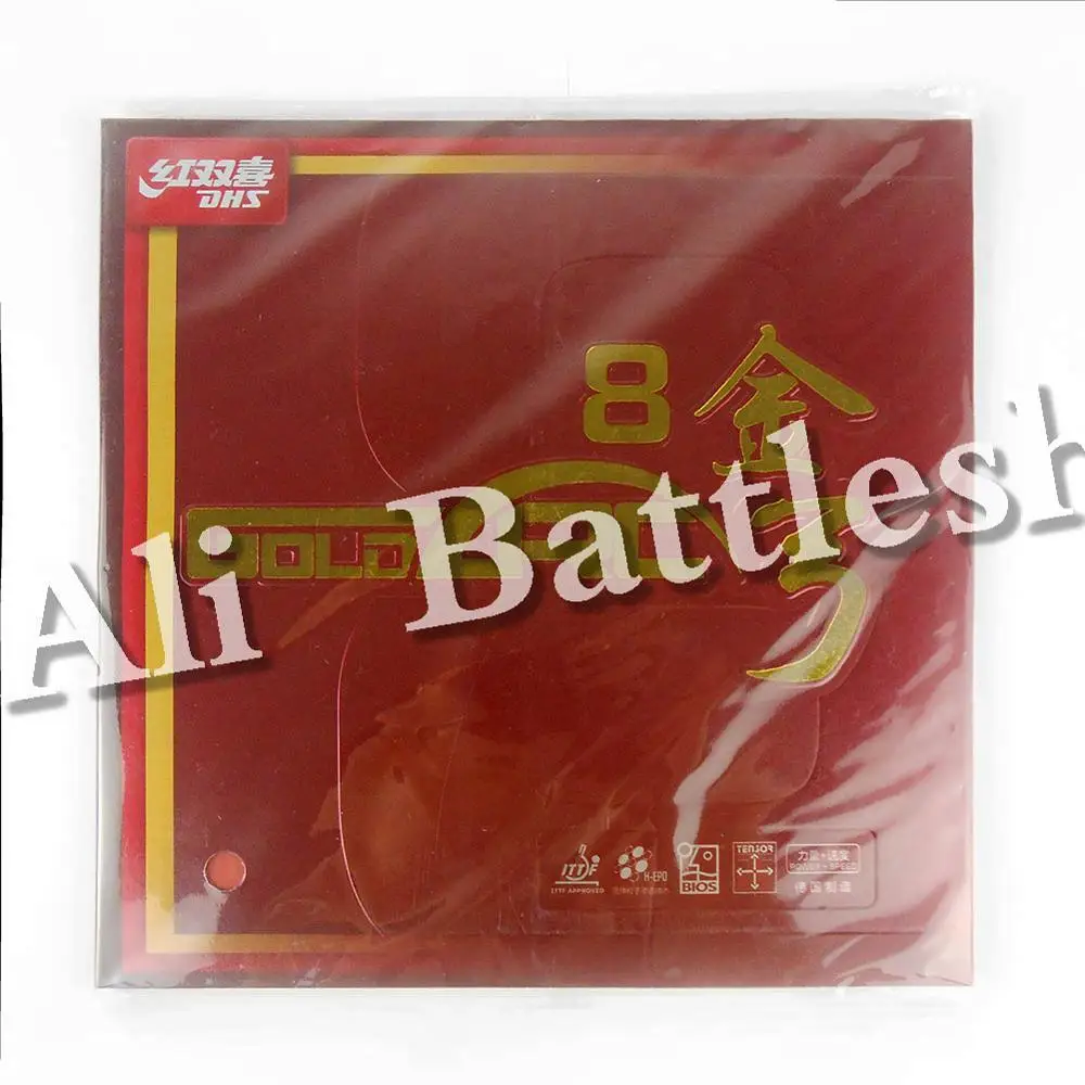 جديد وصول الأصلي DHS GOLDARC 8 ألمانيا صنع تنس طاولة المطاط بينغ بونغ المطاط شحن مجاني