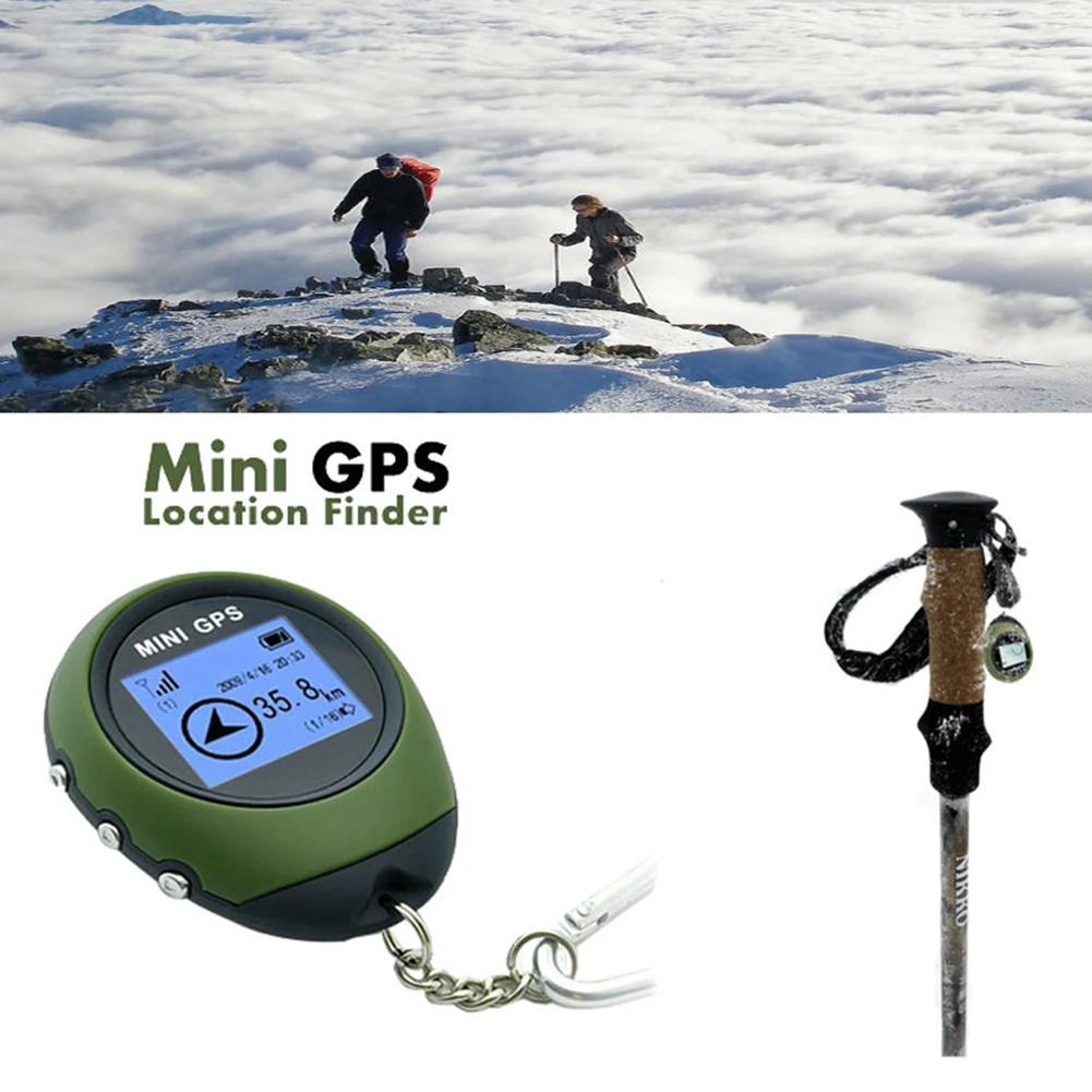 

Portable Mini Handheld GPS Navigation Receiver Location Finder with Electronic Compass USB Rechargeable Outdoor Travel